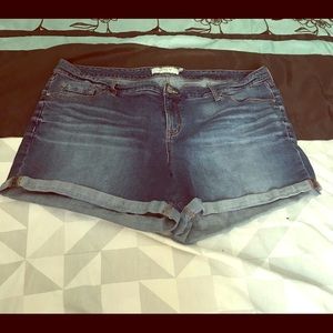 Torrid jean shorts